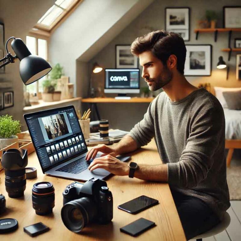 Uso do Canva na fotografia escolar